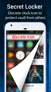 اسکرین شات 6 برنامه Clock Vault-Hide Photos,Videos