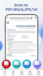 اسکرین شات 7 برنامه X Camera Scanner, PDF scanner