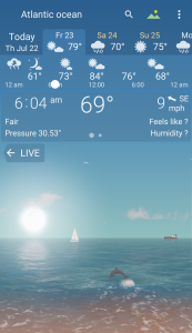 اسکرین شات 5 برنامه YoWindow Weather and wallpaper