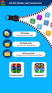 اسکرین شات 1 برنامه Zip File Reader-RAR Extractor