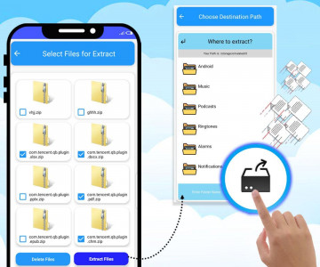 اسکرین شات 6 برنامه Zip Unzip-File Extractor