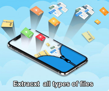 اسکرین شات 1 برنامه Zip Unzip-File Extractor