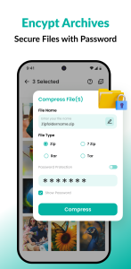 اسکرین شات 6 برنامه Zip Extractor - UnZIP, UnRAR