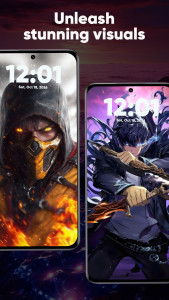 اسکرین شات 4 برنامه Zipper Lock Screen & Wallpaper