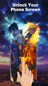 اسکرین شات 2 برنامه Zipper Lock Screen & Wallpaper