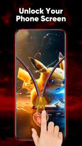 اسکرین شات 2 برنامه Zipper Lock Screen & Wallpaper