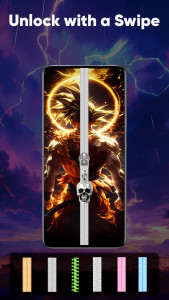 اسکرین شات 6 برنامه Zipper Lock Screen & Wallpaper