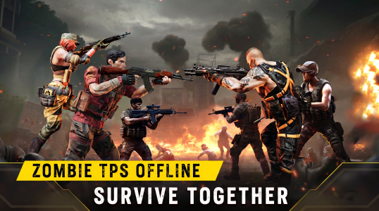 اسکرین شات 2 بازی Zombie Hunter: Offline Games