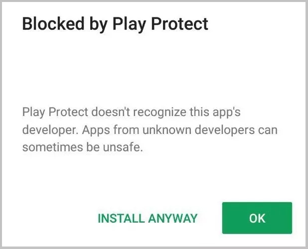 خطای Blocked By Play Protect