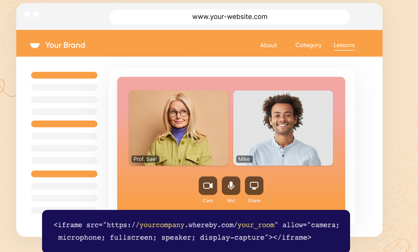 برنامه‌ ویدئو کنفرانس Whereby