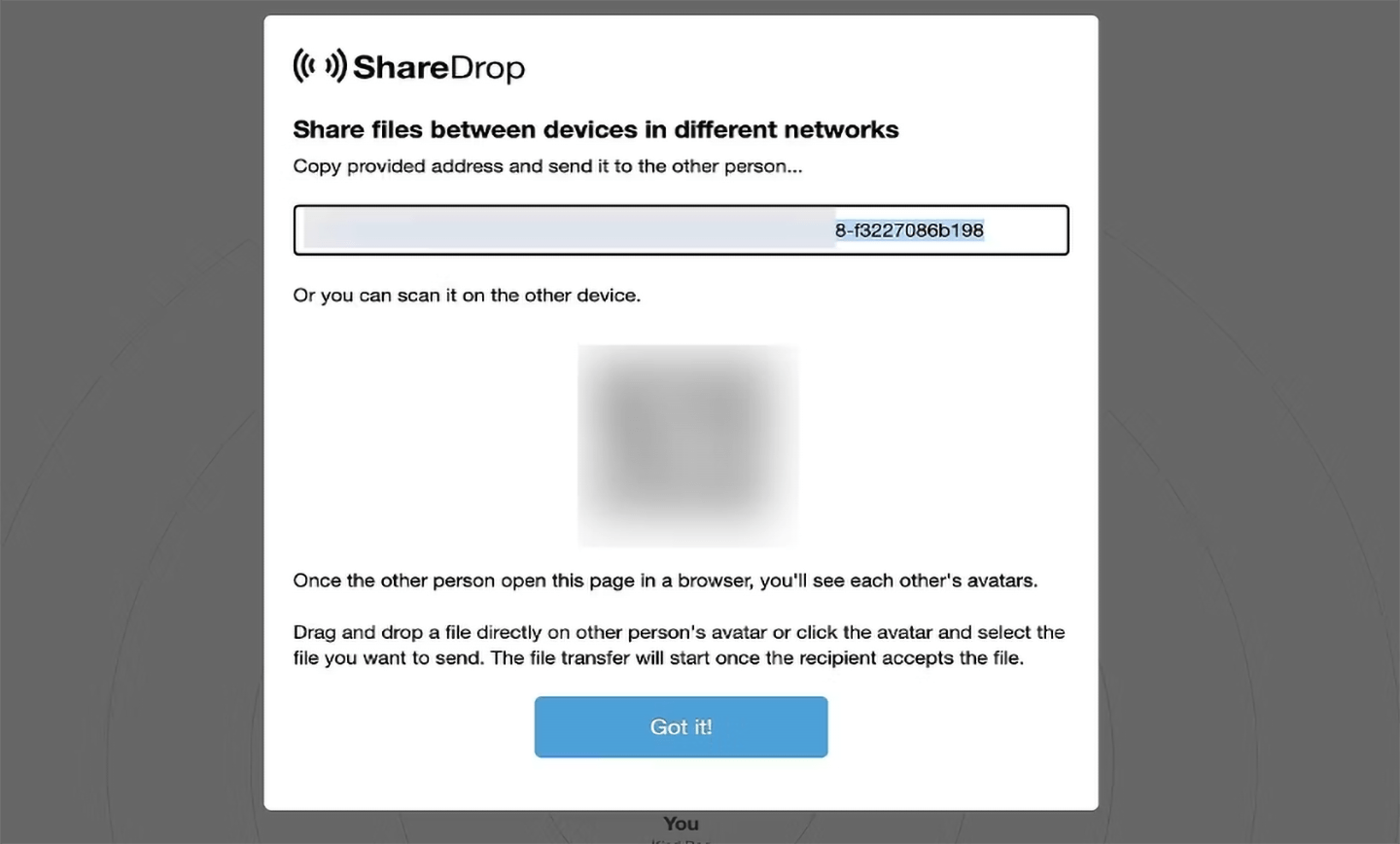 نحوه انتقال فایل به مک با ShareDrop