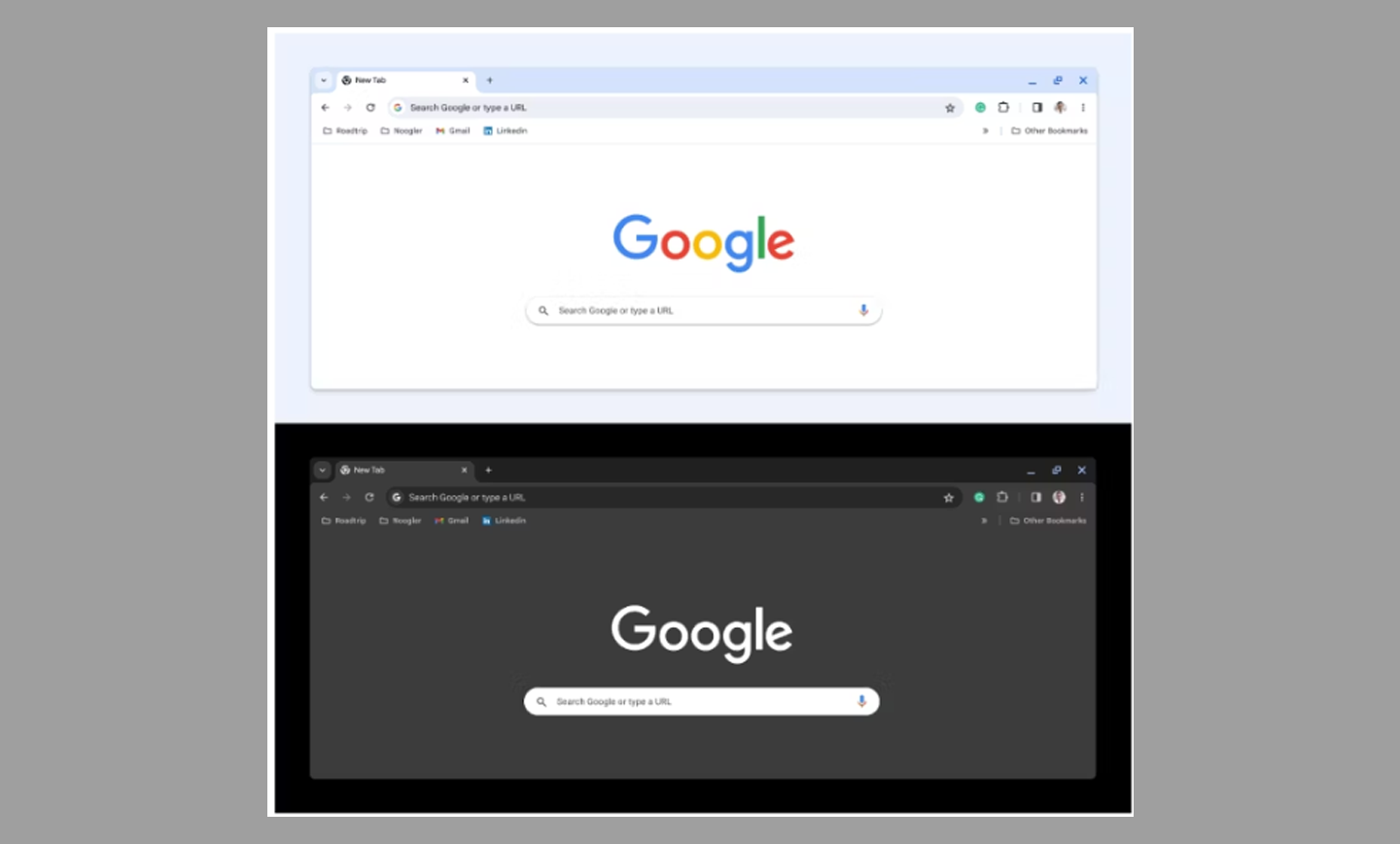 Material You elements in Chrome