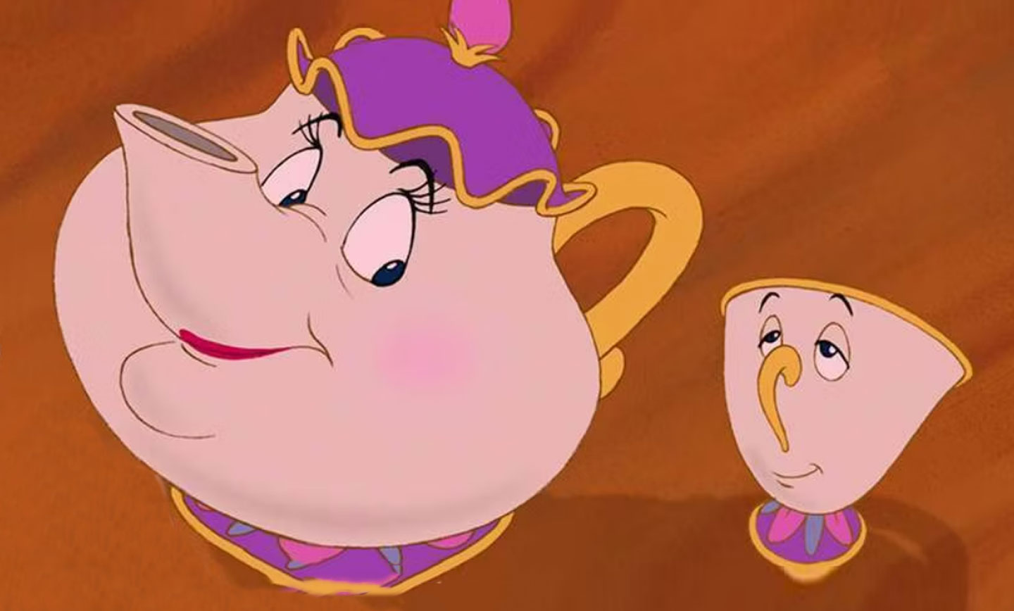 خانم پاتس - دیو و دلبر - مادران انیمیشن‌های دیزنی