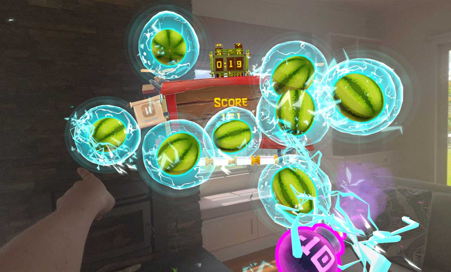 بازی Super Fruit Ninja روی اپل ویژن پرو عرضه می‌شود