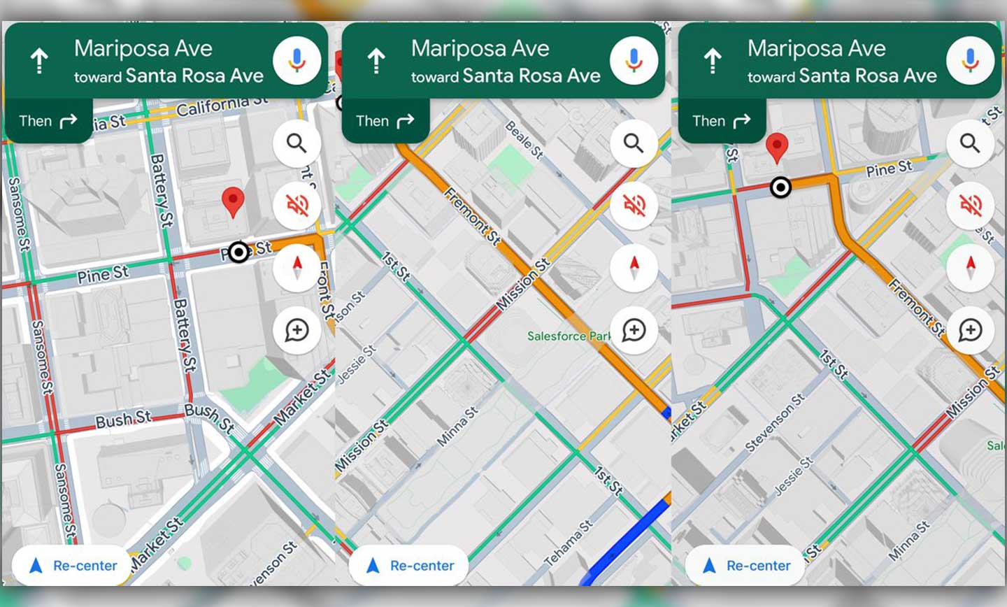 گوگل مپ با سه‌بعدی کردن ساختمان‌ها روی نقشه، مسیریابی را برای رانندگان راحت‌تر خواهد کرد