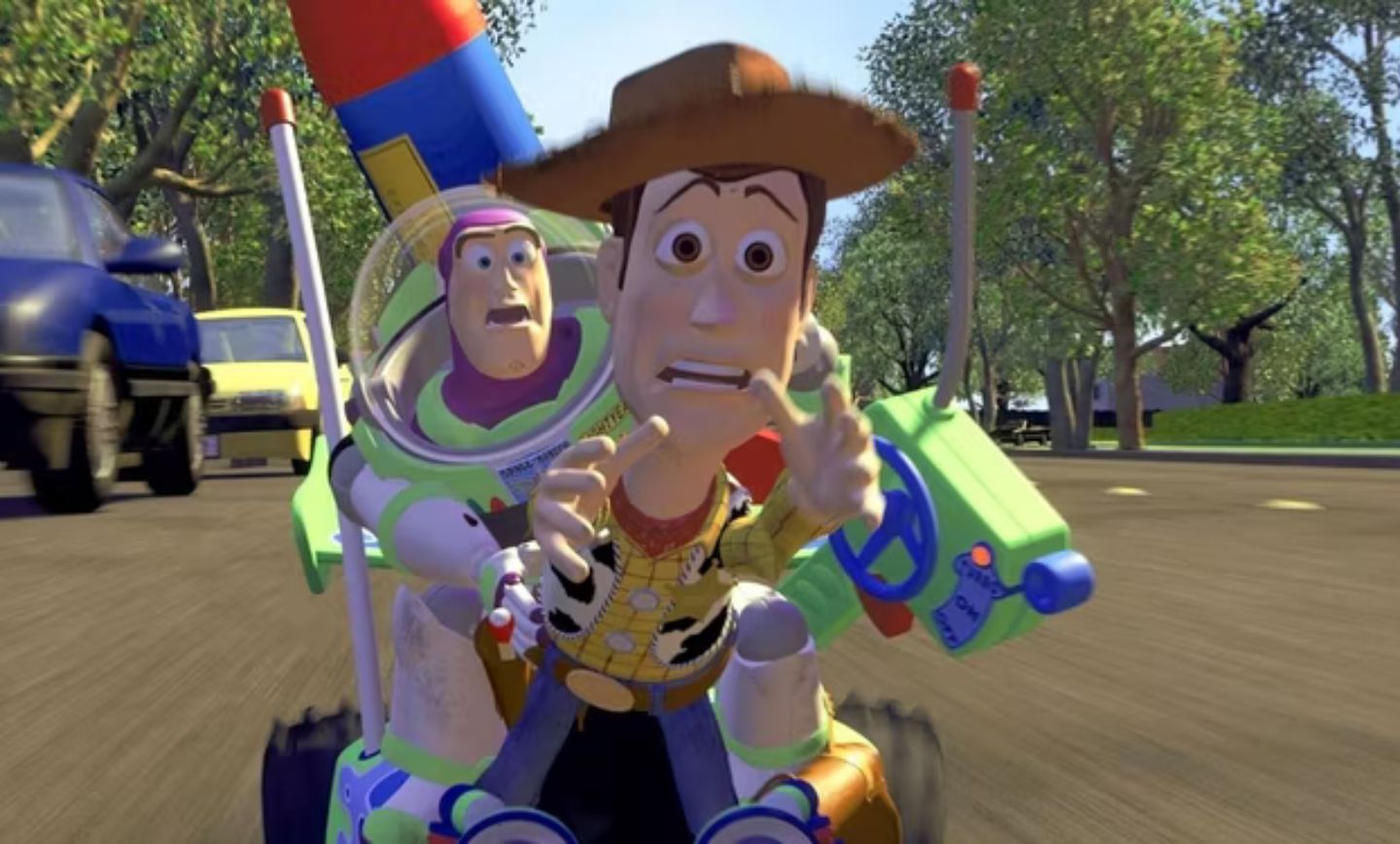 داستان اسباب بازی‌ (۱۹۹۵)- وودی بوز را از پنجره بیرون می‌اندازد- (Toy Story (1995) - Woody Throws Buzz Out the Window)