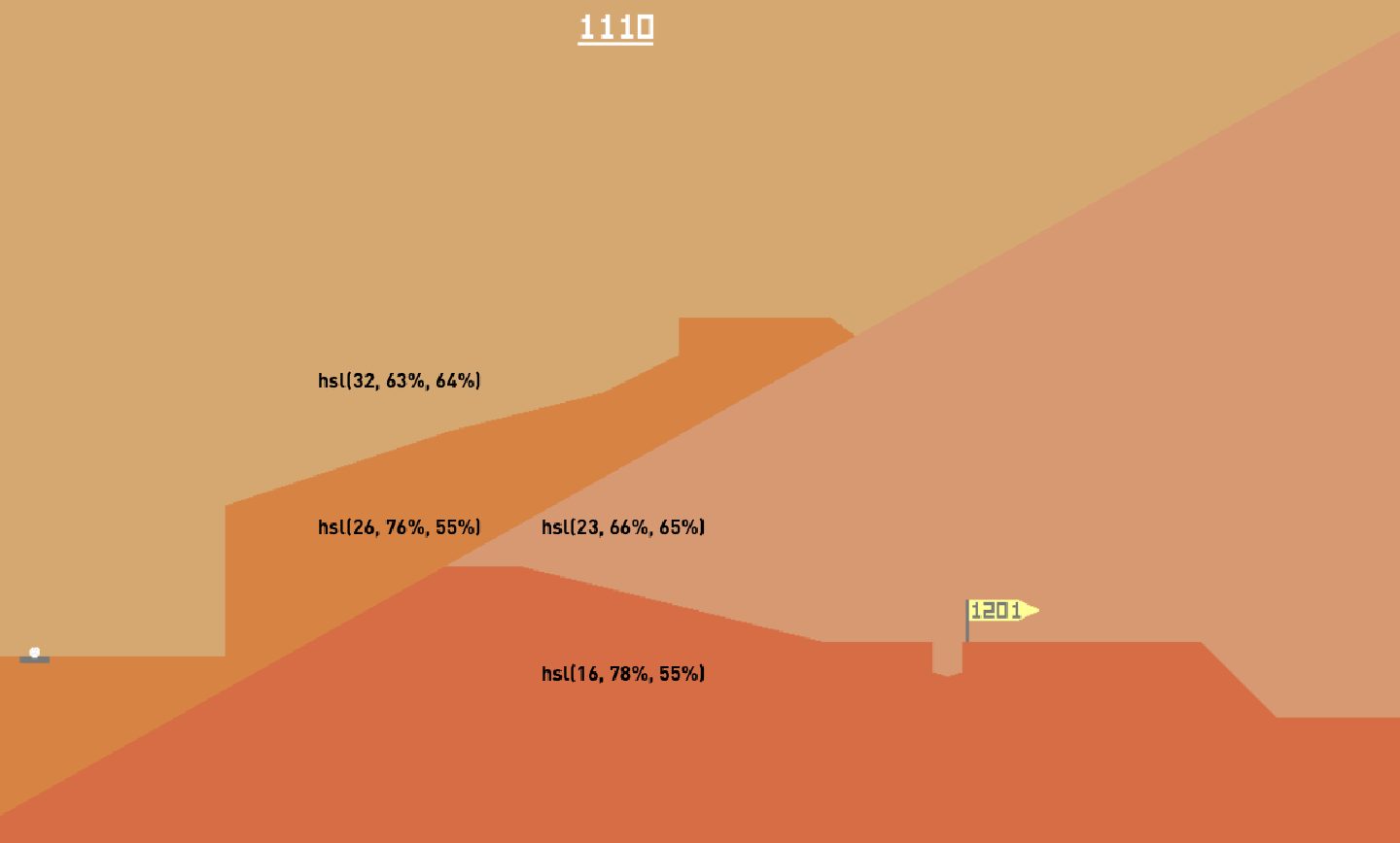 بازی آرامش بخش Desert Golfing