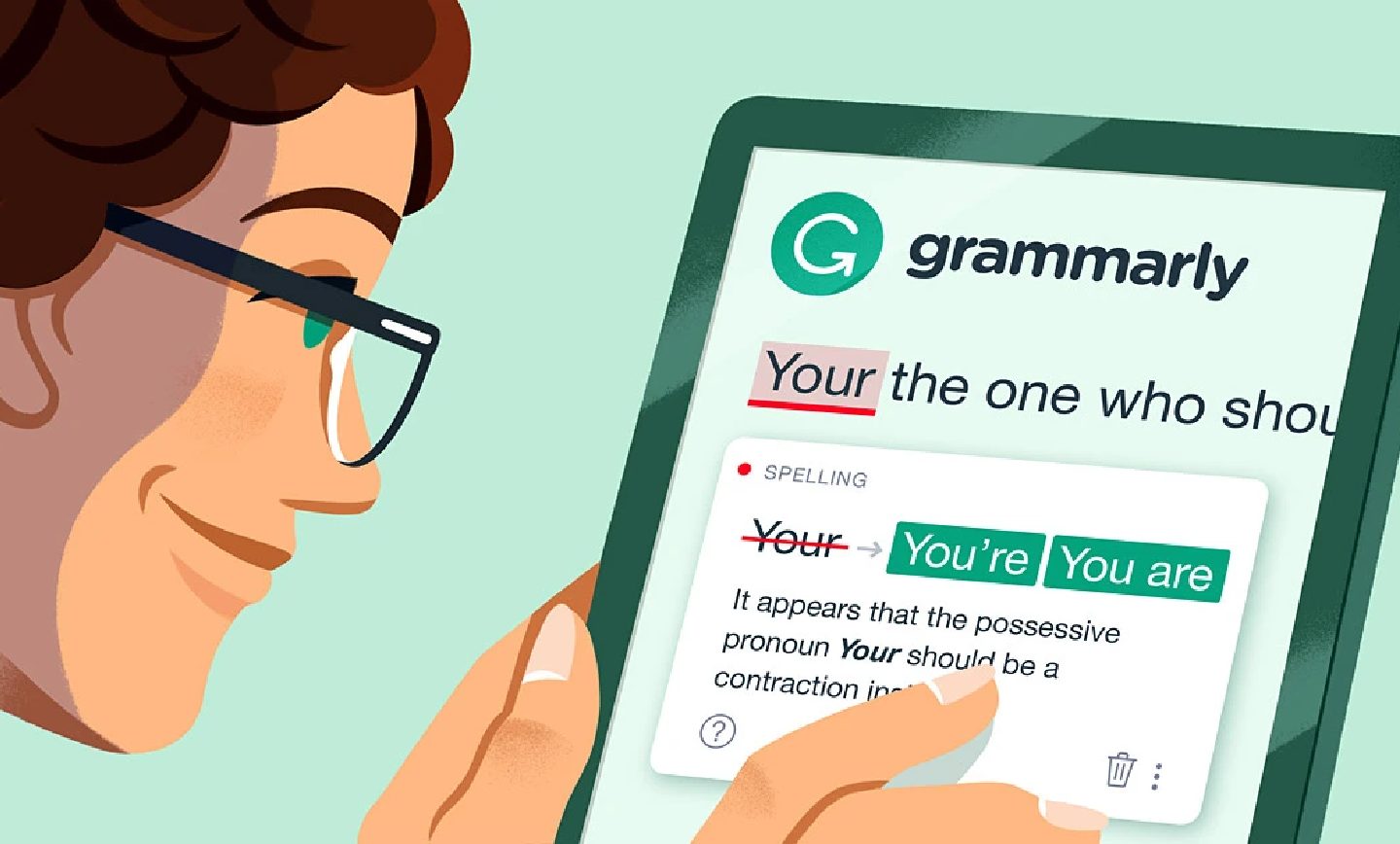 برنامه اصلاح گرامر Grammarly