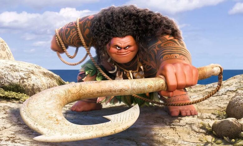 6 خدا و نیمه خدای انیمیشن موانا (Moana) - مجله مایکت