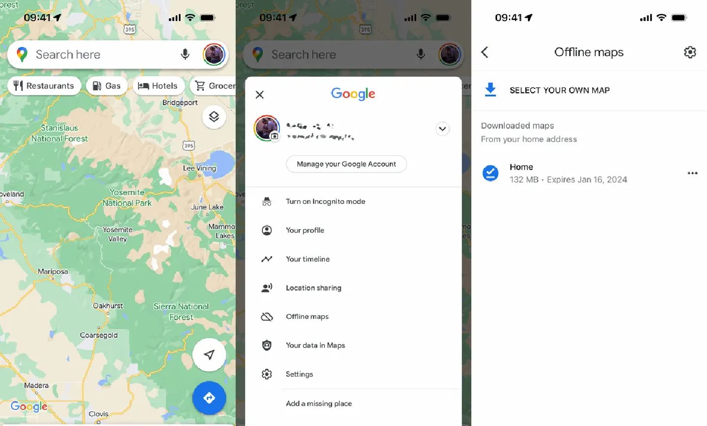 دسترسی آفلاین به گوگل مپ