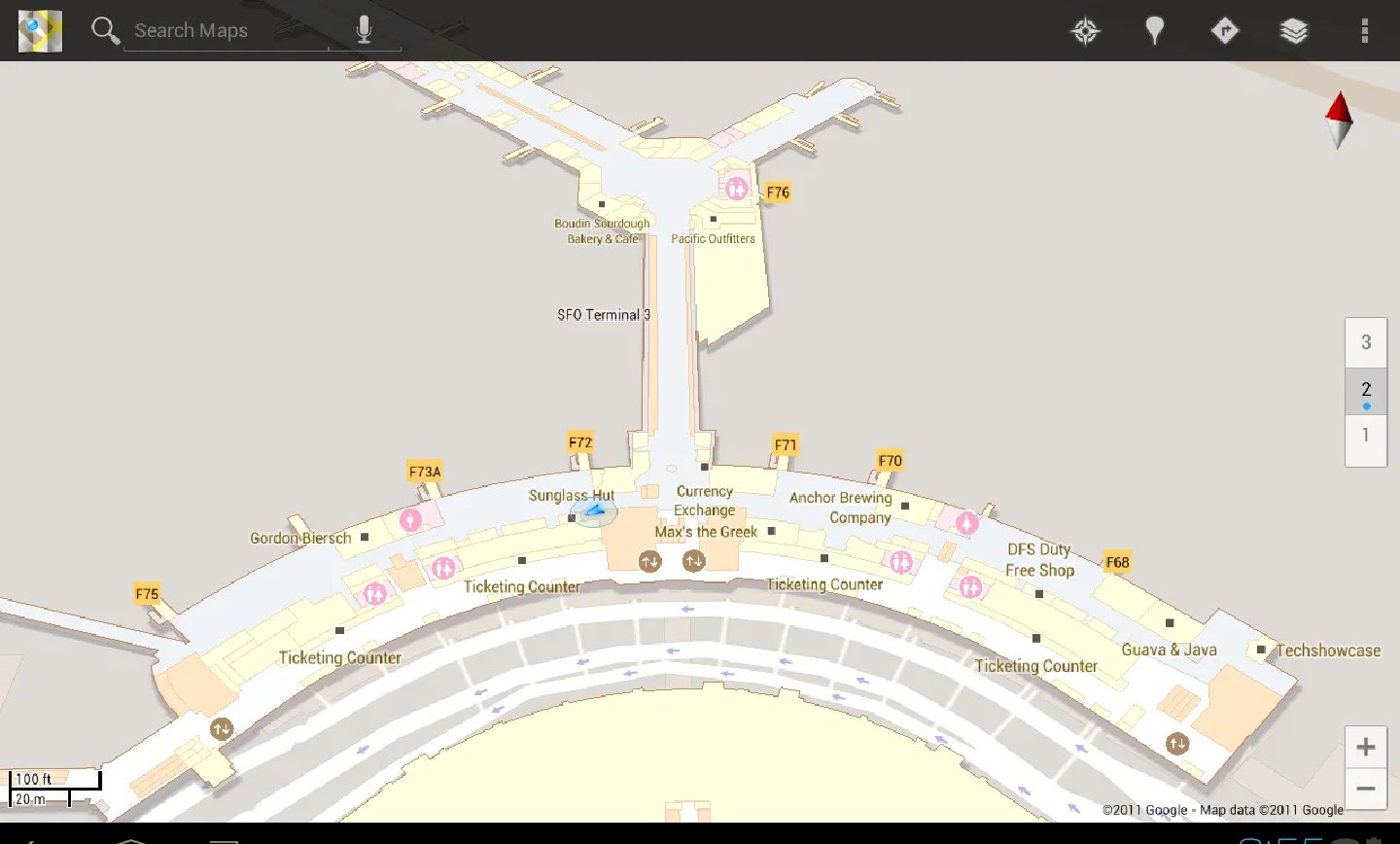 دسترسی بخش‌های داخلی