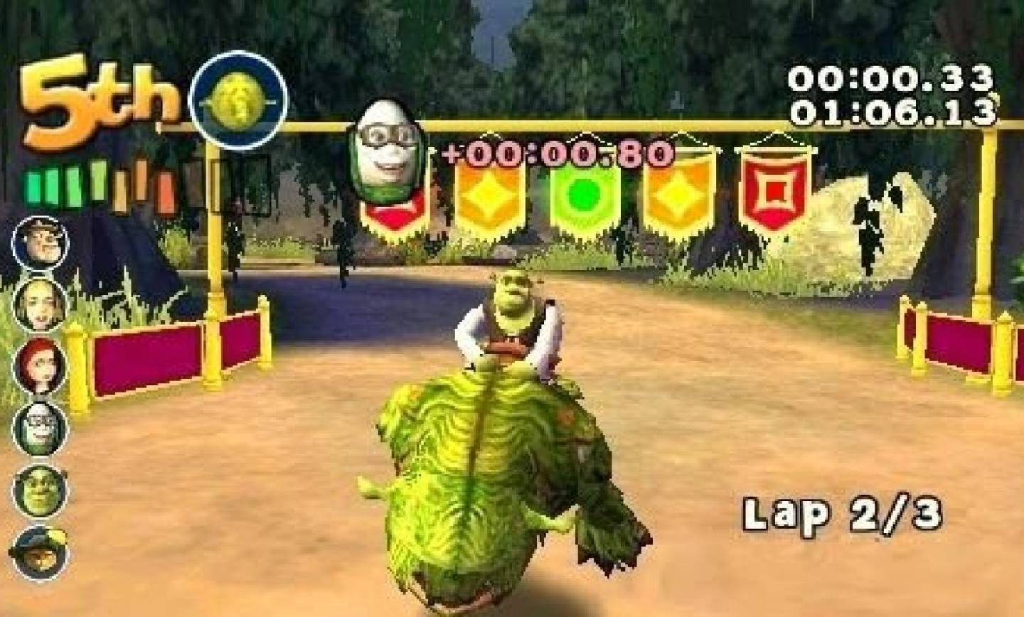 Shrek: Smash n' Crash Racing از بهترین بازی‌های شرک 