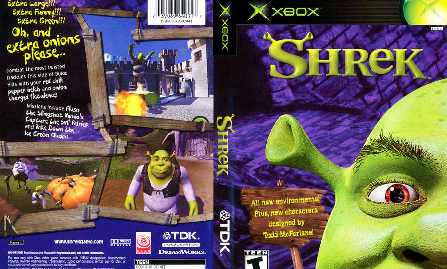 Shrek For Xbox