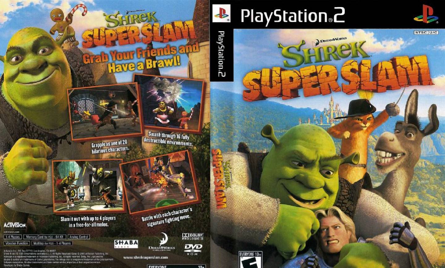 Shrek SuperSlam از بهترین بازی‌های شرک 