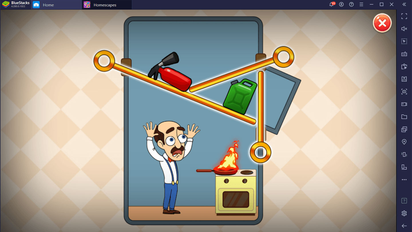 آپدیت آموزش بازی هوم اسکیپ (Homescapes)