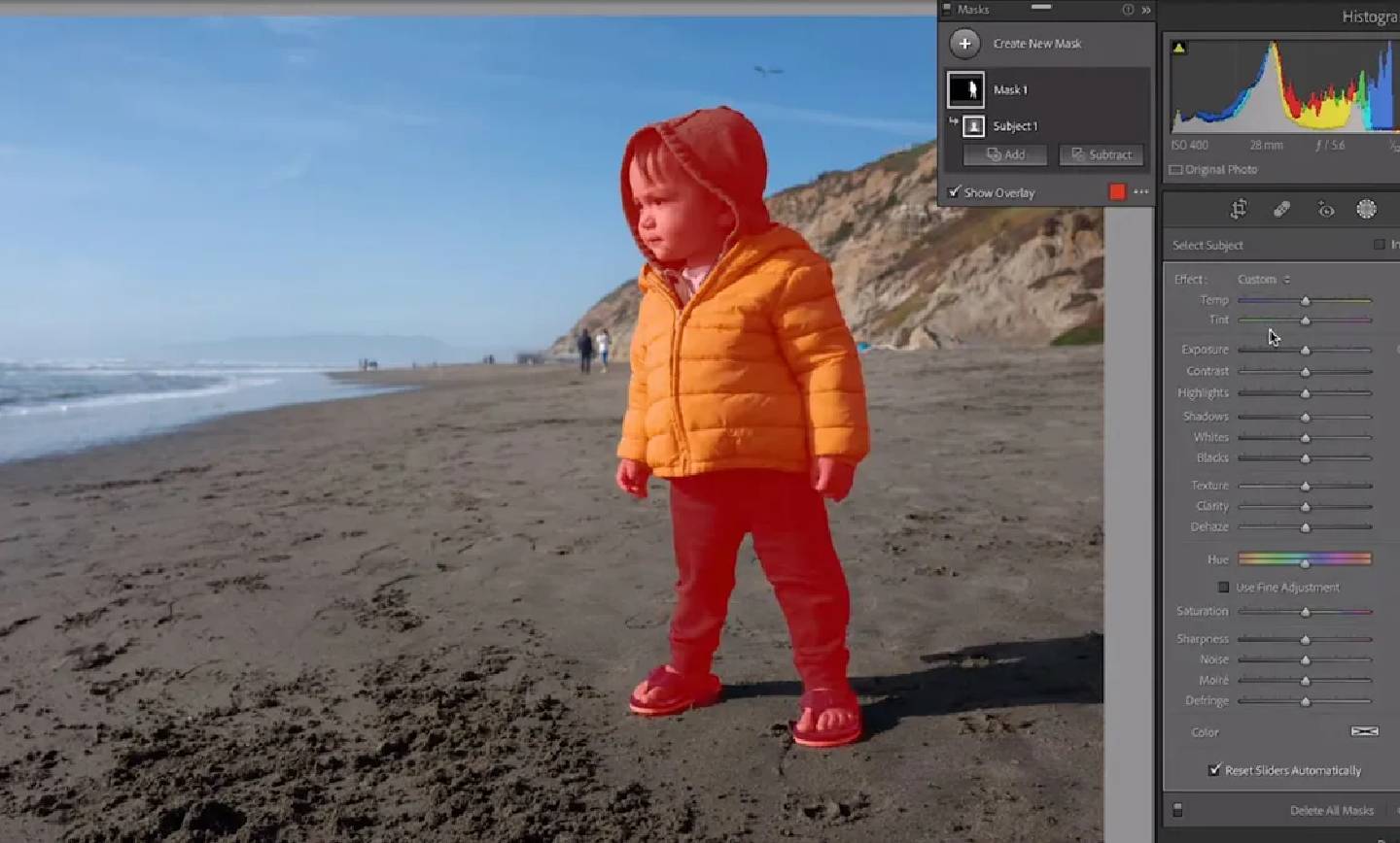 هوش مصنوعی Lightroom