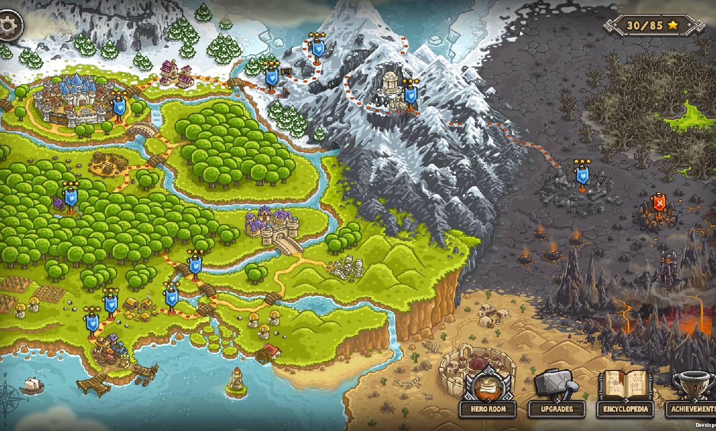 بازی دفاع از قلعه Kingdom Rush games