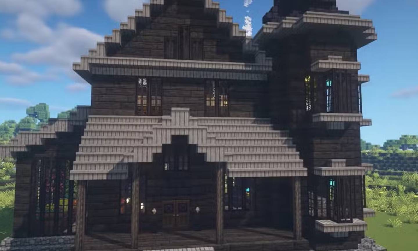 Haunted Mansion خانه گوتیک در ماینکرافت ماینکرافت