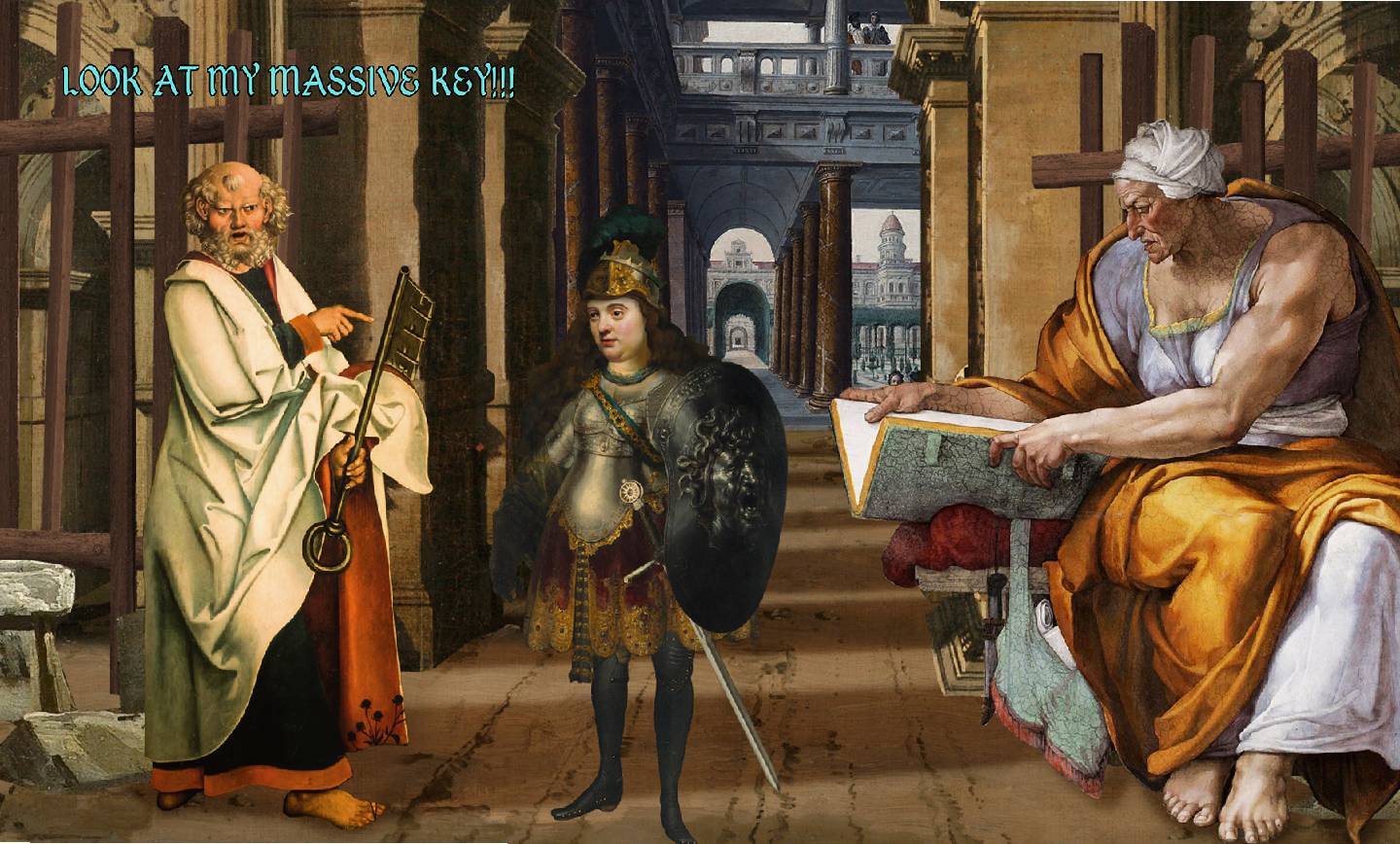 بازی خنده‌دار The Procession to Calvary