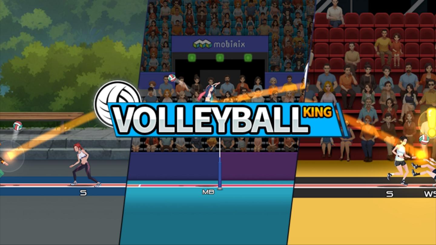 Volleyball King از بازی‌های والیبالی موبایل