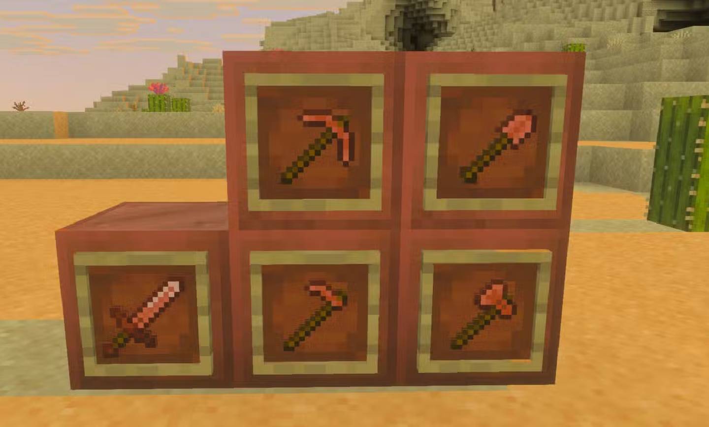 راهنمای ساخت تجهیزات مسی در ماینکرافت