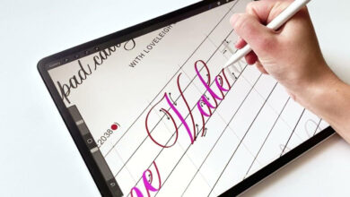 7 اپلیکیشن خوشنویسی برای تمرین و بهبود دستخط انگلیسی